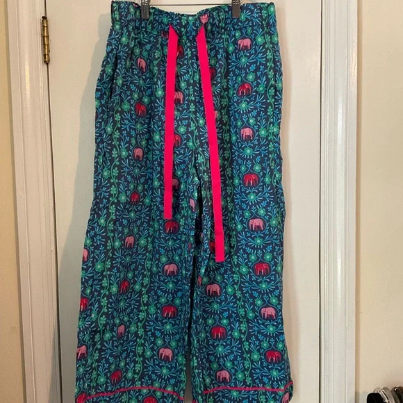 OVER THE COTTON MOON PAJAMA SET - ELEPHANT GARDEN SET - Picture 6 of 9